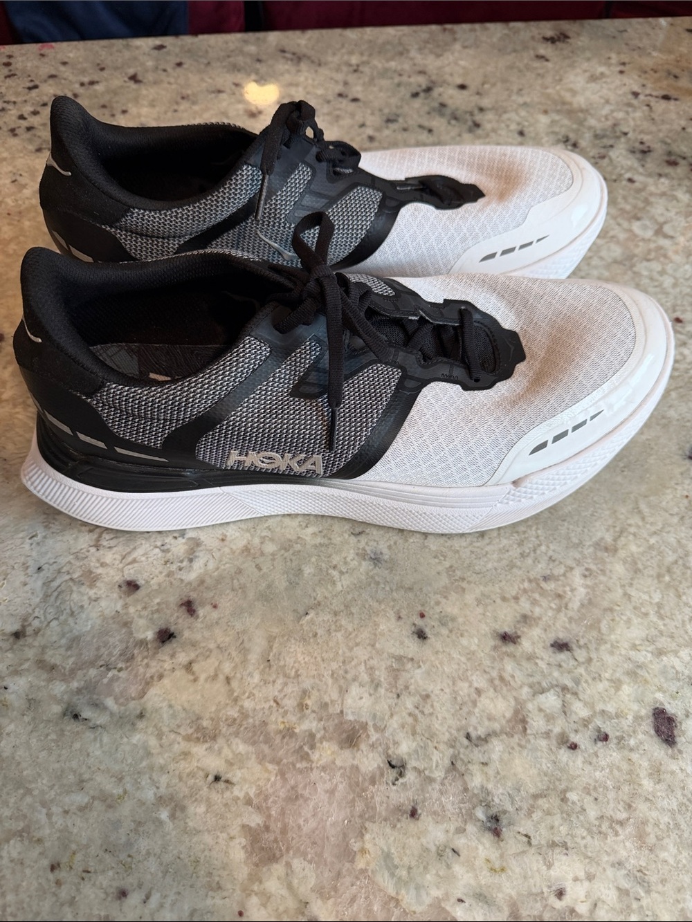 Hoka transport x Men's Sneakers in White and Black